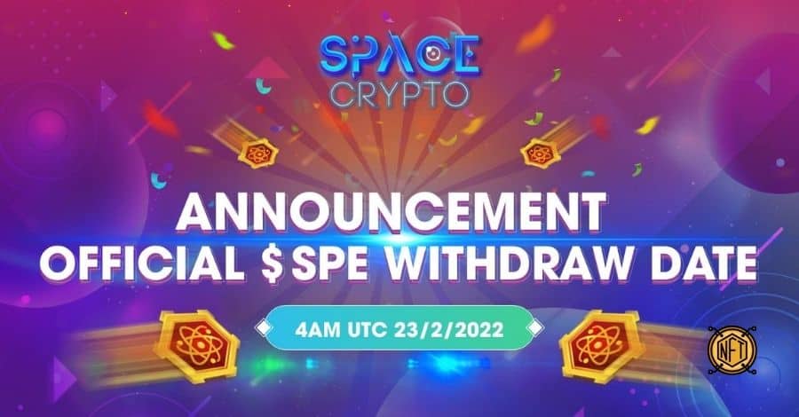space crypto anuncia data do saque