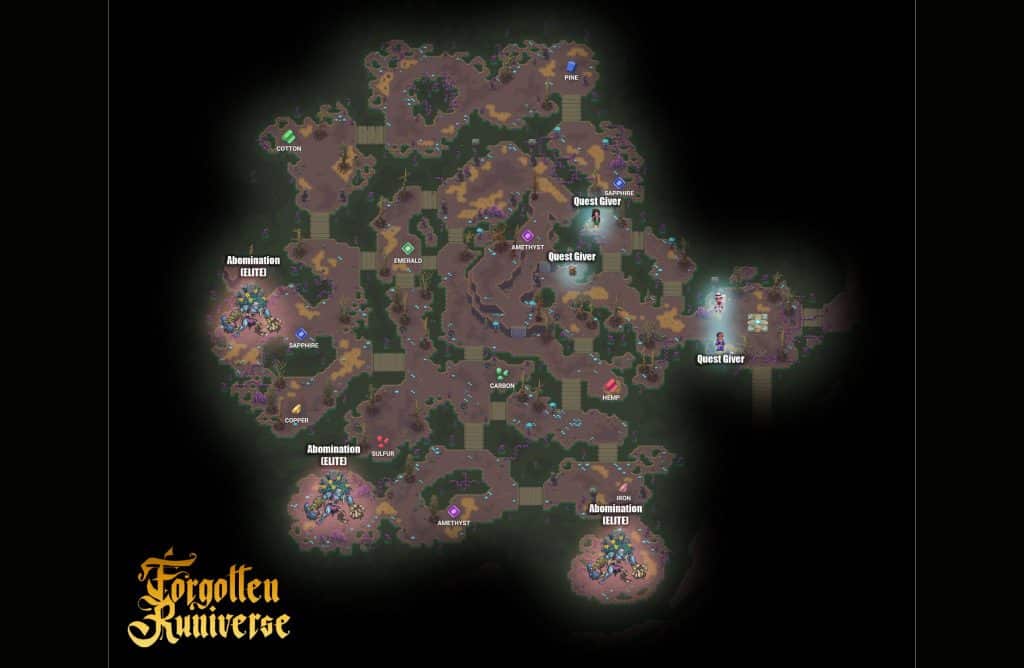 Runiverse Mapa nível 3 à 5